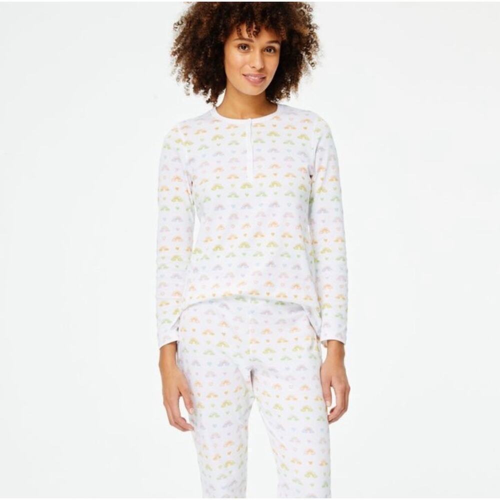 Stoney Clover Roller Rabbit Cotton Candy Cloud Pajama Top S